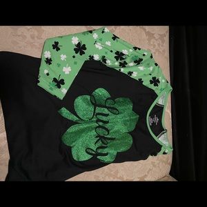 XS st Patrick’s day long sleeve shirt